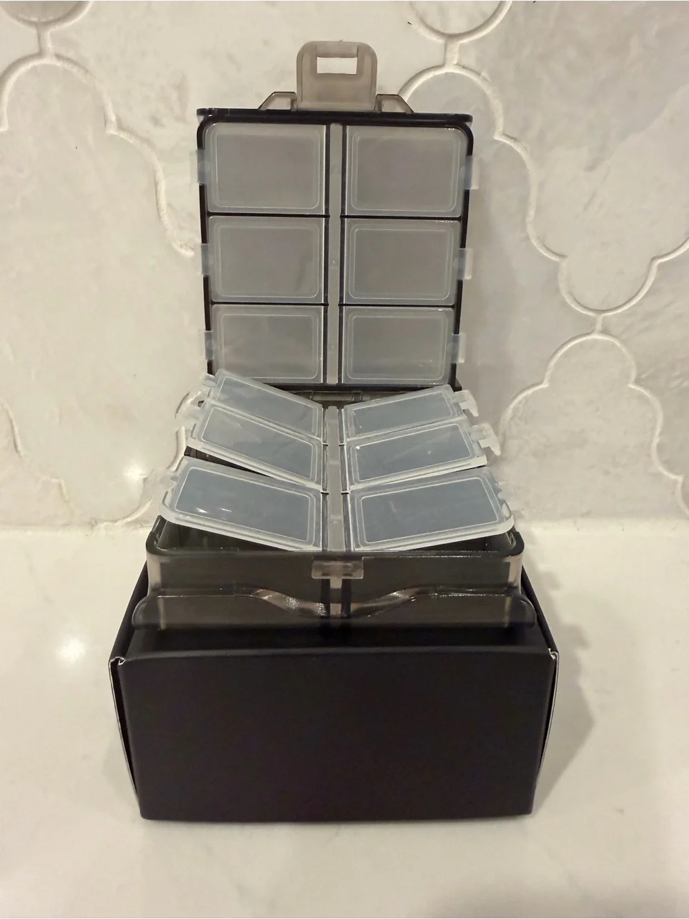 Double-Layer Pill Organizer | Portable Travel Storage Case